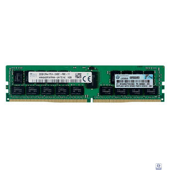 HPE 32GB PC4-2400T-R (DDR4-2400) Dual-Rank x4 Registered SmartMemory module for Gen9 E5-2600v4 series, analog 819412-001B, Replacement for 805351-B21, 809083-091/819042-001