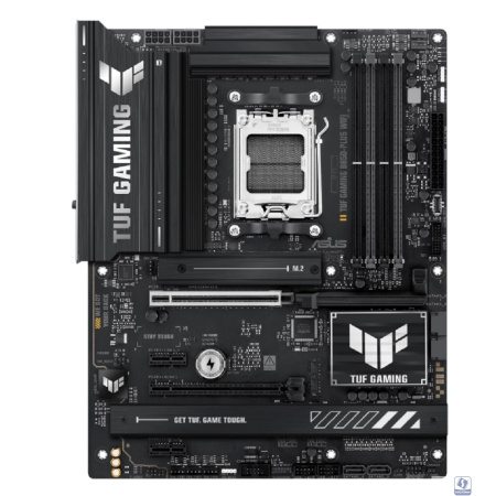 ASUS TUF GAMING B850-PLUS WIFI (Socket AM5, ATX, 4xDDR5(256GB), DP/HDMI, 1xPCIe 5.0x16/1xPCIe 4.0x16/2xPCIe 4.0x1, 1xLAN (2.5GbE), Wi-Fi 7, 4xSATA 6Gb/s, 3xM.2, 1xType-C, 7xUSB 3.2, 2xUSB 2.0)