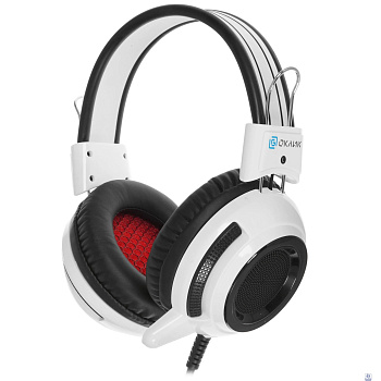 Oklick HS-G300 белый/черный  [361558]