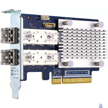 Сетевая карта/ QNAP QXP-16G2FC Dual-port Fiber Channel adapter, 2 x 16 Gb / s SFP +, PCIe Gen3 x8. For QTS OS ONLY