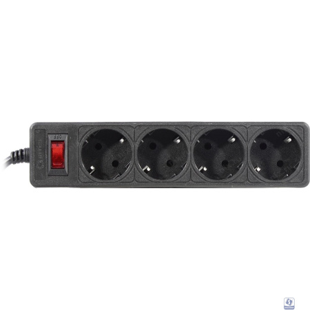5bites Сетевой фильтр GARDA SP4B-510 4S / 3*0.75MM2 / 1M / BLACK
