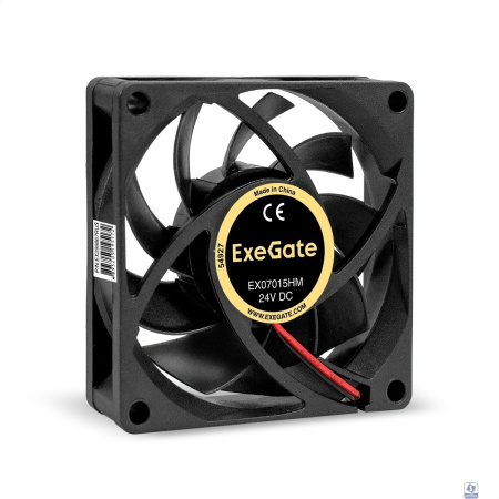 Exegate EX299867RUS Вентилятор 12В DC ExeGate EX07015HM (70x70x15 мм, Hydraulic bearing (гидродинамический), Molex, 2500RPM, 23dBA)