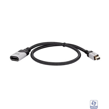 VCOM <CG685F-0.5> Кабель удлинительный miniDP/DP  v1.4, 8K@60Hz, 0.5m, медь