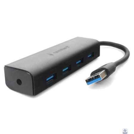 Концентратор USB 3.0 Gembird UHB-C354, 4 порта, с доп питанием