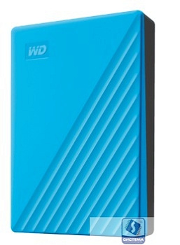 WD Portable HDD 4TB My Passport  WDBPKJ0040BBL-WESN  2,5" USB 3.0 blue