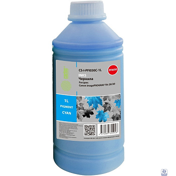 Чернила Cactus CS-I-PFI030C-1L PFI-030 голубой1000мл для Canon imagePROGRAF TA-20/30