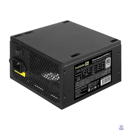 Exegate EX282042RUS-OEM Блок питания 550W Exegate 550PPH-LT-OEM, 80+, ATX, black, APFC, 12cm, 24p, (4+4)p, 5*SATA, 3*IDE