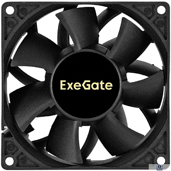 Exegate EX297090RUS Вентилятор 24В DC ExeGate EX09238S3P-24 (92x92x38 мм, Sleeve bearing (подшипник скольжения), 3pin, 4500RMP, 48,3dBA)