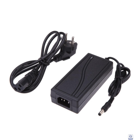 ORIENT PA-08, Блок питания DC 12V, 4.0A, стабилизированный, защита от КЗ и перегрузки ( Imax~4.5А ), вилка с кабелем (29506)