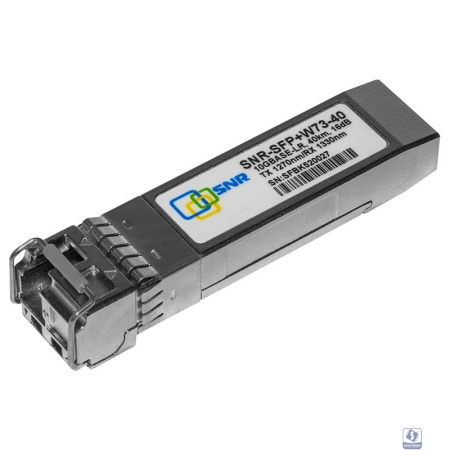SNR-SFP+W73-40 SNR Модуль SFP+ WDM, дальность до 40км (16dB), 1270нм