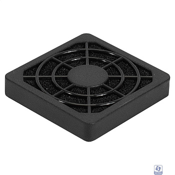 Exegate EX295250RUS Решетка для вентилятора с фильтром 40х40 ExeGate EG-040PSFB (40x40 мм, пластиковая, квадратная, с пылевым фильтром, черная)