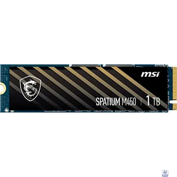 Повреждение упаковки Твердотельный накопитель SSD MSI M.2 2280 1TB SPATIUM M450 Client  S78-440L0M0-P83, PCIe Gen4x4 with NVMe,  3D TLC, R/ W 3400/ 2500