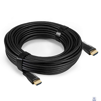 Exegate EX294699RUS Активный оптический кабель HDMI ExeGate EX-CC-HDMI2-20.0 (19M/19M, v2.0, 20м, 4K UHD, Ethernet, позолоченные контакты)