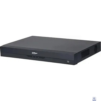 DAHUA DHI-NVR5216-EI 16-канальный IP-видеорегистратор 4K, H.265+, видеоаналитика, входящий поток до 384Мбит/с, 2 SATA III до 16Тбайт
