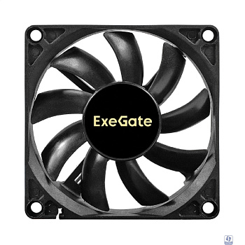 Exegate EX297042RUS Вентилятор 12В DC ExeGate EX08015B3P (80x80x15 мм, 2-Ball (двойной шарикоподшипник), 3pin, 2000RPM, 21dBA)