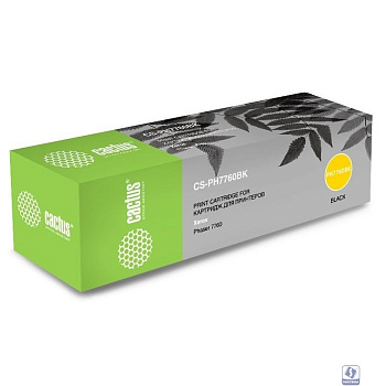 Картридж лазерный Cactus 106R01163 CS-PH7760BK черный бар.в компл. (32000стр.) для Xerox Phaser 7760/7760dn/7760dx/7760dxf
