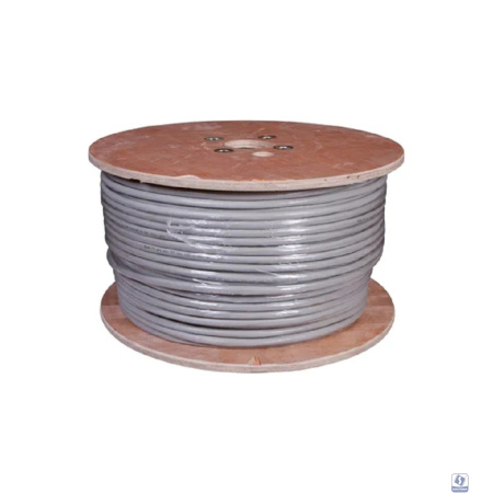 Rexant (01-1206-R) Кабель витая пара F/UTP, CAT 5е, ZH нг(А)-HF (LSZH), 25PR, 24AWG, INDOOR, SOLID, серый, 305м, РФ
