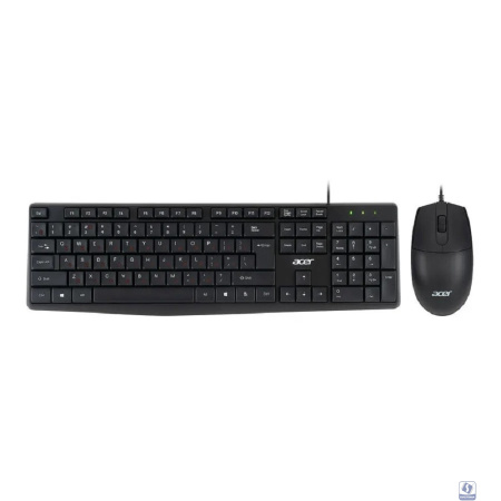 Acer OMW141 [ZL.MCEEE.01M] Комплект (клавиатура + мышь) черный USB проводной