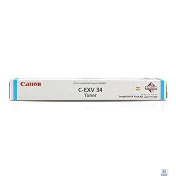 Canon C-EXV34C 3783B002 Тонер для IR Advance-C2000ser / C2020 / C2025 / C2030, Голубой, 16000стр. (CX)