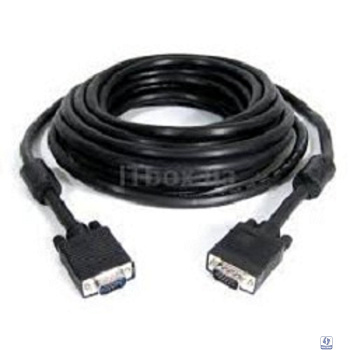 Gembird/Cablexpert CC-PPVGA-30M-B, Кабель VGA Premium , 15M/15M, 30м, черный, тройной экран, феррит.кольца 