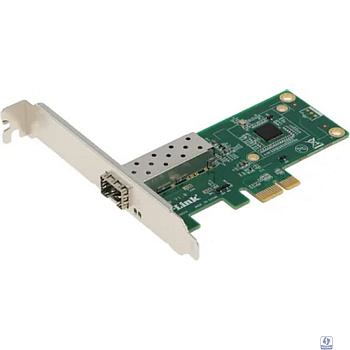 D-Link DGE-560SX/D1A Сетевой PCI Express адаптер с 1 портом 1000Base-X SFP (низкопрофильное крепление в комплекте)