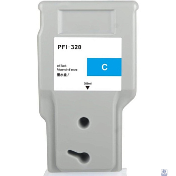 Струйный картридж NV Print PFI-320C (NV-2891C001) Cyan для Canon ImagePROGRAF TM-200/205/300/305 (300 мл) 
