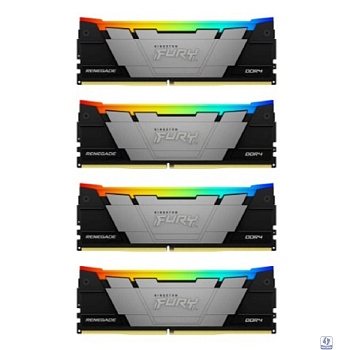 Kingston DDR4 DIMM 128GB 3600MT/s CL18 (Kit of 4) FURY Renegade RGB