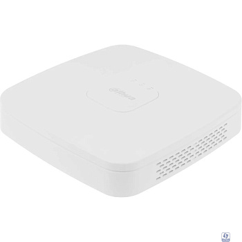 DAHUA DHI-NVR2104-I2 4-канальный IP-видеорегистратор 4K и H.265+, видеоаналитика, входящий поток до 80Мбит/с, 1 SATA III до 10Тбайт