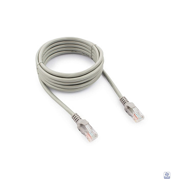 Cablexpert Патч-корд UTP PP12-3M кат.5, 3м, литой, многожильный (серый)