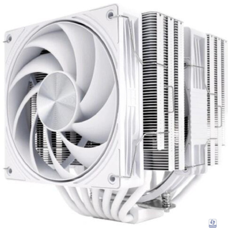 Thermalright Кулер Frost Tower 140 White LGA115X/1200/1700/1851/2011/2066/AM4/AM5 (Dual Tower, 120mm + 140mm PWM Fan, медное основание, 7 тепл. трубок 6мм) / TRFT140W