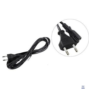 Exegate EP280677RUS Кабель питания ноутбуков, аудио/видео ExeGate Power PCN-3P (Евровилка CEE7/16->С7) VDE-250V-2*0.5mm2, медь, черный, 3.0м.