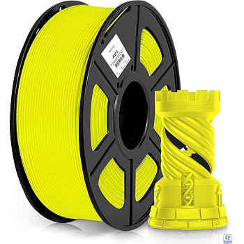 Пластик для принтера 3D Cactus CS-3D-ABS-1KG-YELLOW ABS d1.75мм 1кг L380м 1цв.