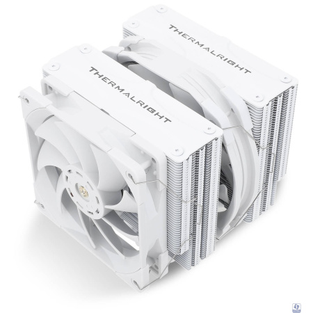 Thermalright Кулер Frost Commander 140 White  LGA115X/1200/1700/2011/-3/2066/AM4/AM5 (Dual Tower, 120mm + 140mm PWM Fan, медное основание, 5 тепл. трубок 8мм) / TRFC140W