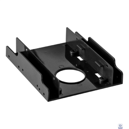Exegate EX292545RUS Салазки (переходник) ExeGate HD-22T3P пластиковые для установки 2xHDD/SSD 2.5" в отсек 3.5"