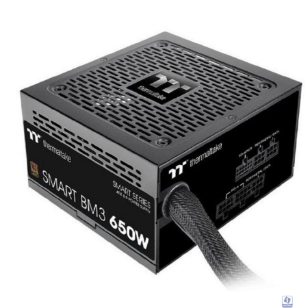 Блок питания Thermaltake Smart BM3 650 /Semi Modular/Non Light/Full Range/Analog/80 Plus Bronze/EU/JP Main CAP/All Flat Cables/Gen 5