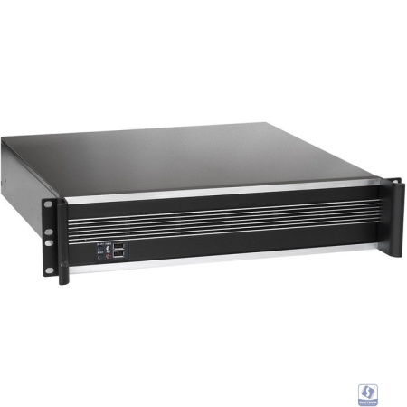 Exegate EX293329RUS Серверный корпус ExeGate Pro 2U450-09 <RM 19", высота 2U, глубина 450, БП 1000ADS, 2*USB>