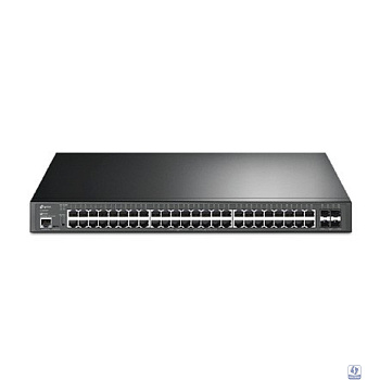 TP-Link SG3452XP Управляемый коммутатор JetStream уровня 2+ c 48 гигабитными портами PoE+ и 4 портами SFP+