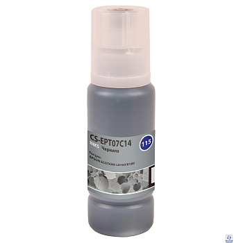 Чернила Cactus CS-EPT07C14 115BK черный70мл для Epson ECOTANK L8160/8180