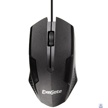 Exegate EX279944RUS Мышь Exegate SH-9025L2 <black, optical,  3btn/scroll, 1000dpi, USB, шнур 2,2м>, Color box
