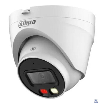 DAHUA DH-IPC-HDW1439VP-A-IL-0280B Уличная турельная IP-видеокамера SmartDualLight 4Мп, 1/2.9” CMOS, объектив 2.8мм, обнаружение людей, микрофон, ИК 30м, LED 20м, IP67, металл