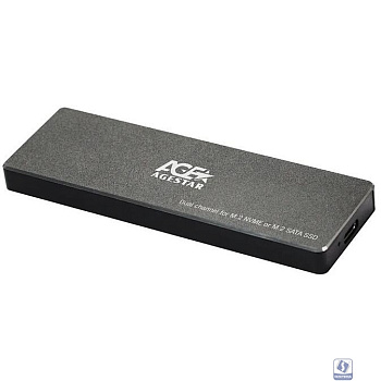 AgeStar 31UBVS6C Внешний корпус для  SSD , черный