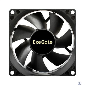 Exegate EX297083RUS Вентилятор 24В DC ExeGate EX08025S3P-24 (80x80x25 мм, Sleeve bearing (подшипник скольжения), 3pin, 2850RMP, 28dBA)