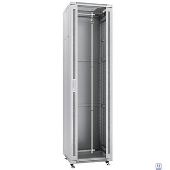 Cabeus SH-05C-47U60/100 Шкаф монтажный телекоммуникационный 19" напольный для распределительного и серверного оборудования 47U 600x1000x2277mm (ШхГхВ) передняя стеклянная и задняя сплошная металлическ