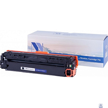 NVPrint CB540A/CRG716 Картридж для принтеров Color LaserJet CP1215/1515/CM1518 (2200k) чёрный