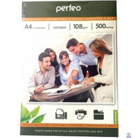 Perfeo PF-MTA4-108/500  Бумага Perfeo матовая , А4 108 г/м2, 500 л