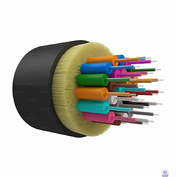 NTSS Оптический кабель IN/OUT, OS2, 9/125, 24 волокна, LSZH, черный NTSS-FO-D-IN/OUT-9-24-LSZH