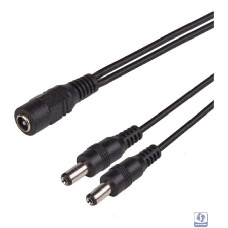 Rexant (14-0320) Разветвитель питания DC на 2 разъема 2,1х5,5мм 