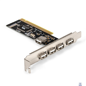 Exegate EX281227RUS Контроллер EXE-352 PCI v2.2, 4*USB2.0 ext. + 1*USB2.0 int., VIA Labs Chipset VT6212L