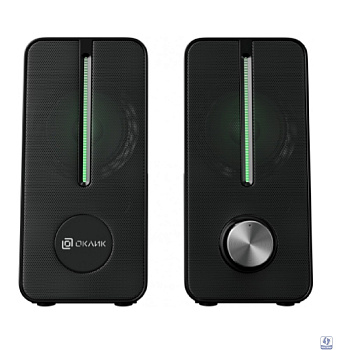 Oklick OK-120U 2.0 черный 6Вт