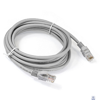 Exegate EX286384RUS Патч-корд LSZH UTP-RJ45-RJ45-5e-3M-LSZH-GY, UTP, cat.5e, 3м, серый